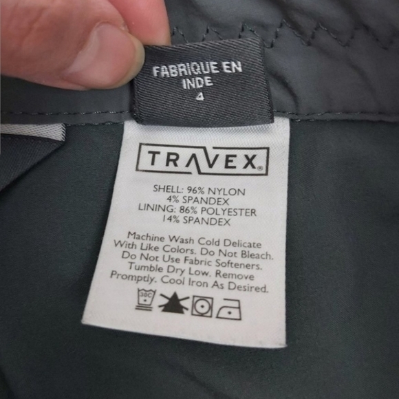 Eddie Bauer Sage Green Travex Hiking Outdoor Skirt sz 4 sz - Picture 3 of 8